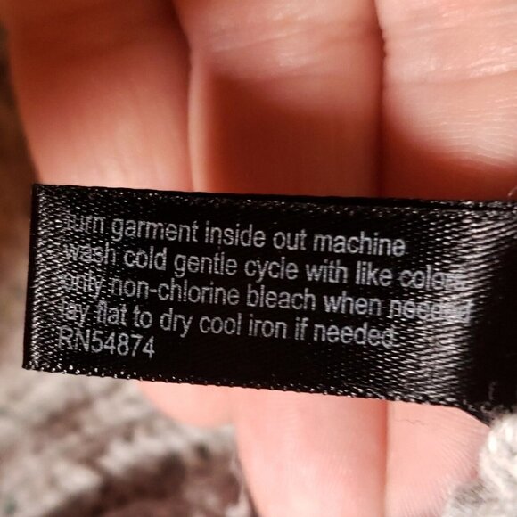 The Limited Grey Heathered Open Front Dolman Sleeve Cardigan Sweater Med… - Picture 7 of 7